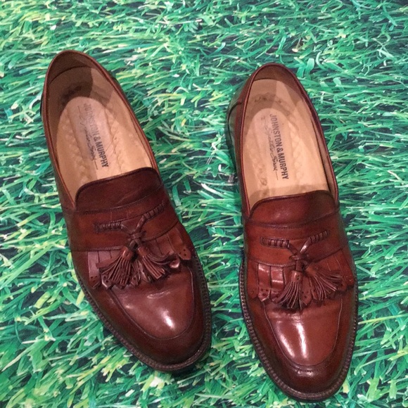 Men Johnston & Murphy Slip-On Shoes-9M - Picture 2 of 8